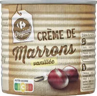 Mängden socker i Crème de marrons