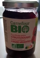 Mängden socker i Confiture extra 4 fruits rouges
