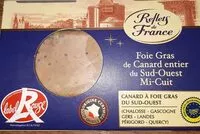 Mängden socker i Foie gras canard entier Sud-Ouest mi-cuit
