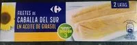 Mängden socker i Filete Caballa Sur Aceite Girasol Alto Omega
