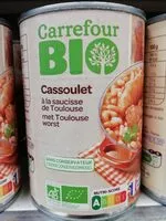 Mängden socker i Cassoulet à la saucisse de Toulouse