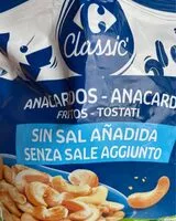 Mängden socker i Anacardos tostados