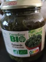 Mängden socker i Épinards en branches