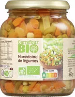 Mängden socker i Macédoine de légumes