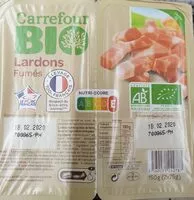 Mängden socker i Lardons fumés