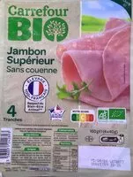 Mängden socker i Jambon Supérieur Sans couenne
