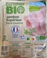 Mängden socker i Jambon Supérieur Sans couenne