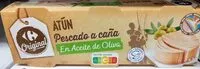 Mängden socker i Atún en aceite de oliva pescado a caña