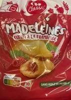 Mängden socker i Madeleines coeur à la framboise