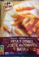 Mängden socker i Patate douce