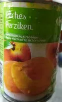 Mängden socker i Pêches Demi-fruits
