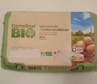 Mängden socker i Œufs de poules élevées en plein air