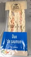 Mängden socker i Duo de saumon, pain polaire