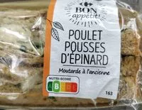 Mängden socker i Sandwich poulet pousses d'epinard