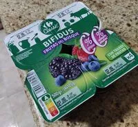 Mängden socker i Bifidus 00% Frutas Del Bosque