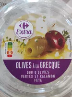 Mängden socker i Olives à la grecque