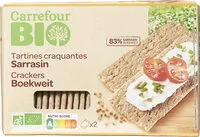 Mängden socker i Tartines craquantes sarrasin