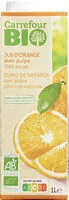 Mängden socker i Jus d'orange BIO avec pulpe