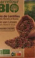 Mängden socker i Trio de Lentilles