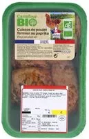 Mängden socker i Cuisses de poulet fermier au paprika Bio
