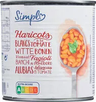 Mängden socker i 1 boîte Haricots blancs à la Tomate