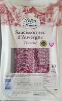 Mängden socker i Saucisson sec d'Auvergne tranché