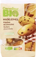 Mängden socker i Madeleines pépites de chocolat