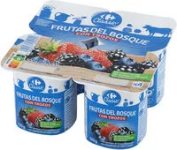 Mängden socker i Yogur Con Frutas Bosque 1,5%