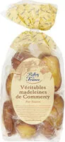 Mängden socker i Véritables madeleines de Commercy pur beurre