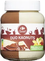Mängden socker i Duo Kaonuts