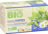 Mängden socker i Infusion sommeil BIO