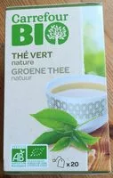 Mängden socker i Thé vert