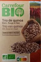Mängden socker i Trio de quinoa blanc rouge et noir