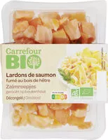 Mängden socker i Lardons de saumon
