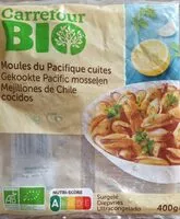 Mängden socker i Moules du pacifique cuites