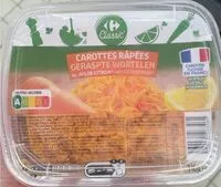 Mängden socker i carottes râpées