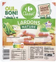 Mängden socker i Lardons Nature