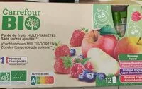 Mängden socker i Purée de fruits MULTI-VARIÉTÉS