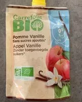 Mängden socker i Pomme Vanille Sans sucres ajoutés*