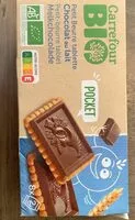 Mängden socker i Petit beurre tablette chocolat au lait Pocket