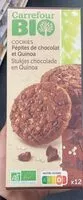 Mängden socker i Cookies pépites de chocolat et quinoa