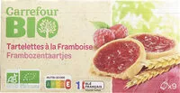 Mängden socker i Tartelettes à la framboise