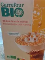Mängden socker i Boules de maïs au miel