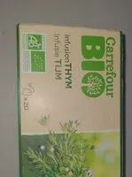 Mängden socker i Infusion thym