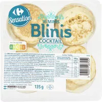 Mängden socker i 16 minis blinis