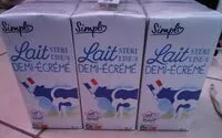 Mängden socker i Lait demi-écrémé