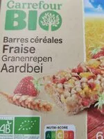 Mängden socker i Barres céréales fraise