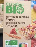 Mängden socker i barritas de cereales fresa