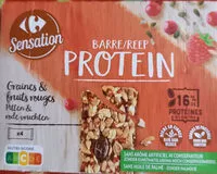 Mängden socker i Barre protein graines & fruits rouges