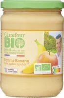Mängden socker i Pomme Banane Sans sucres ajoutés**